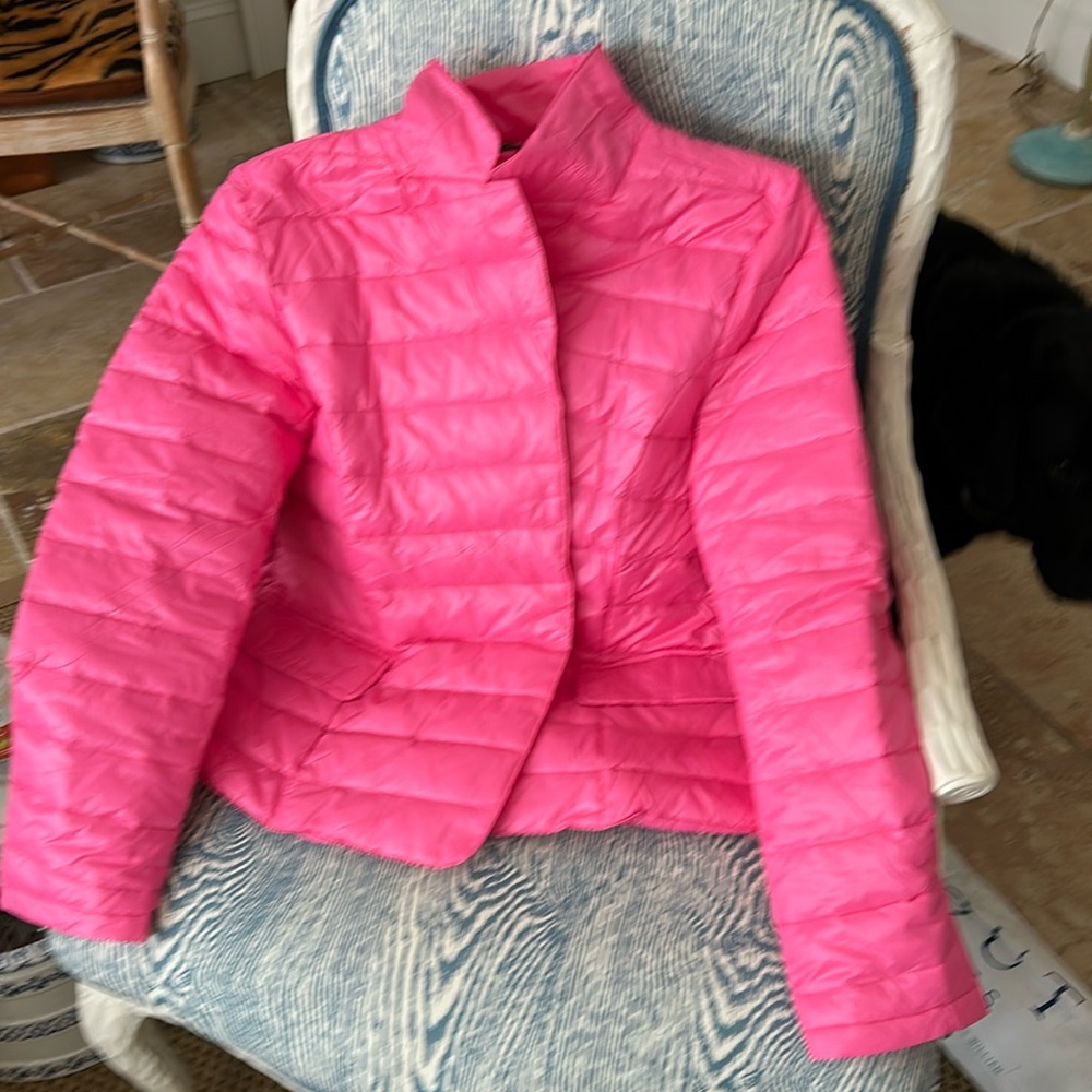 Bubble gum pink jacket